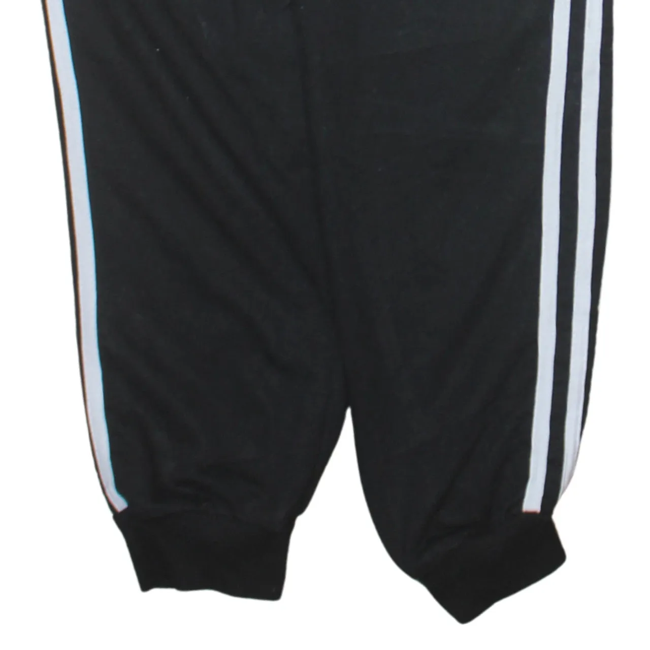 Adidas Black Joggers Men’s 30 Trefoil Embroidered Logo Three Stripe Cuffed Sweatpants sold by Vintage Club product image thumbnail 4