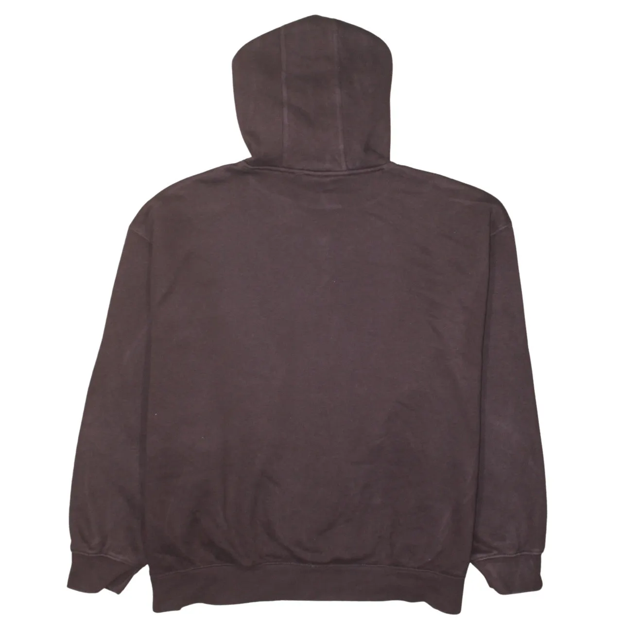 Adidas Dark Brown Hoodie Men's XXLarge Small Trefoil Embroidered Logo Pullover Sweatshirt sold by Vintage Club product image thumbnail 2