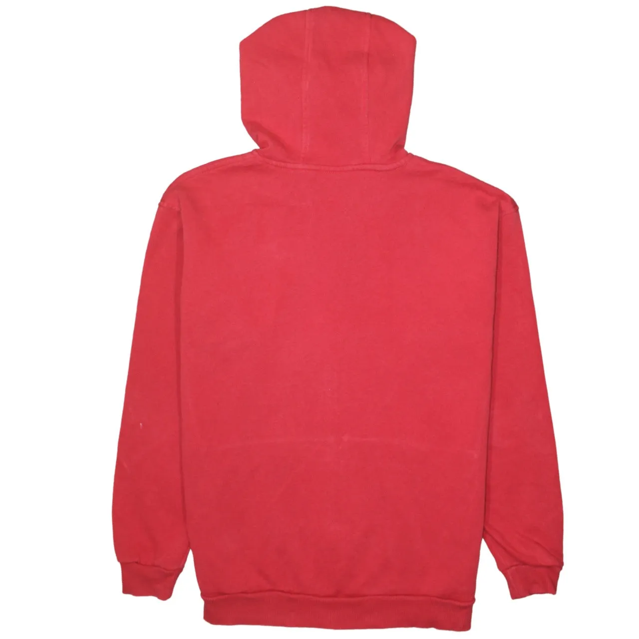 Nike Red Full Zip Hoodie Women’s Large Embroidered Swoosh Split Pocket Fleece Sweatshirt sold by Vintage Club product image thumbnail 2