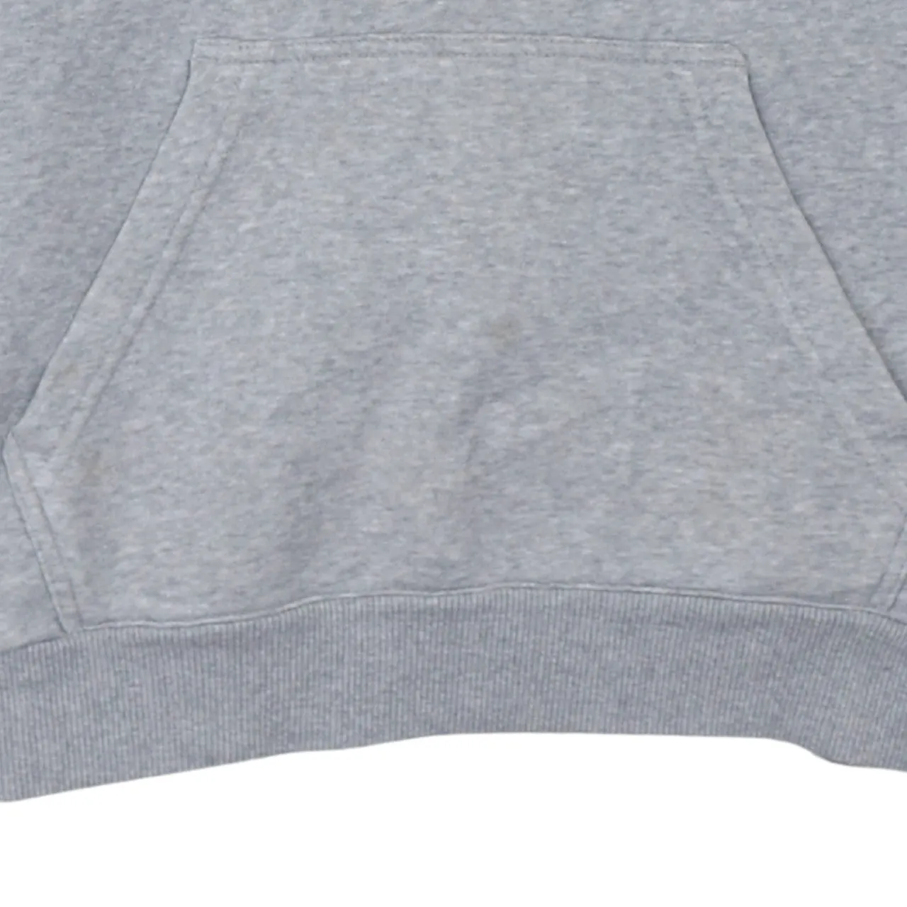 Adidas Grey Hoodie Men's Small Trefoil Printed Logo Pullover Fleece Sweatshirt Top sold by Vintage Club product image thumbnail 4