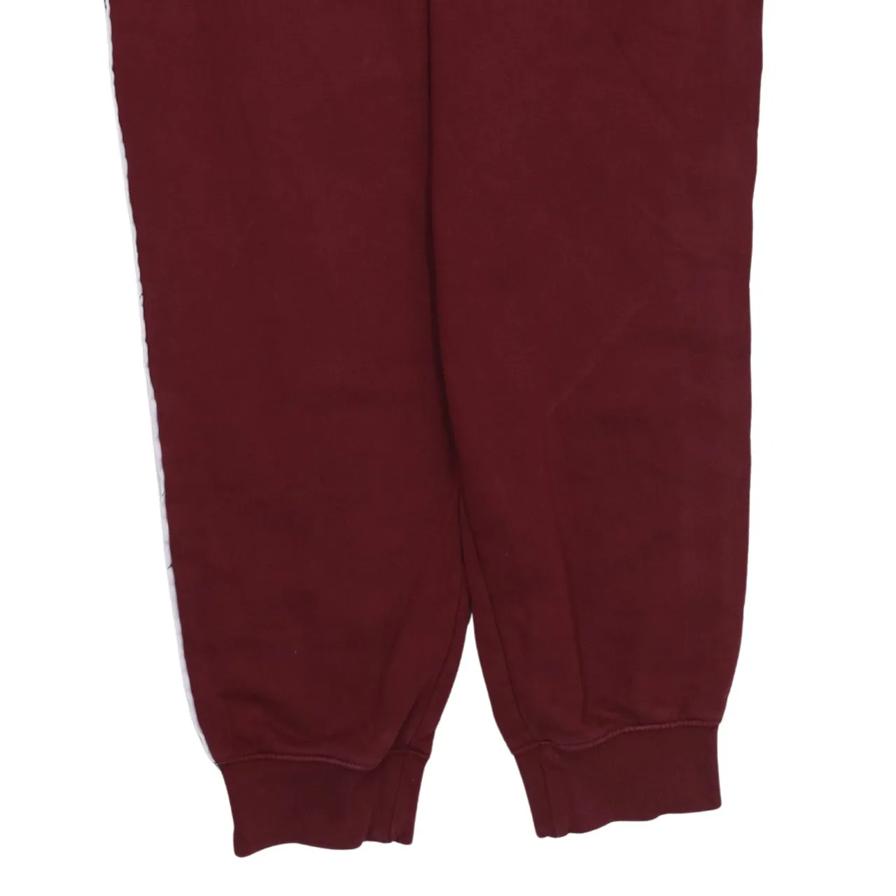 Nike Burgundy Red Joggers Men’s Medium Embroidered Swoosh Tape Side Cuffed Sweatpants sold by Vintage Club product image thumbnail 4