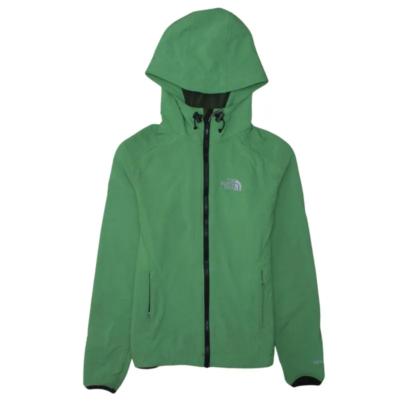 The North Face Green Hooded Jacket Women’s Small Full Zip Embroidered Logo Windbreaker made by The North Face