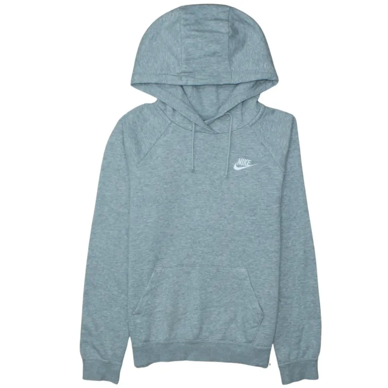 Nike Grey Pullover Hoodie Men's XSmall Embroidered Swoosh Logo Front Pocket Sweatshirt sold by Vintage Club