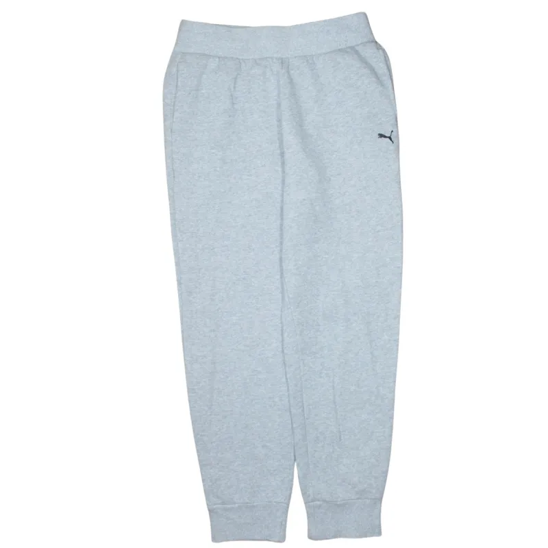 Puma Light Grey Joggers Men’s Small Embroidered Logo Elastic Waist Cuffed Sweatpants sold by Vintage Club