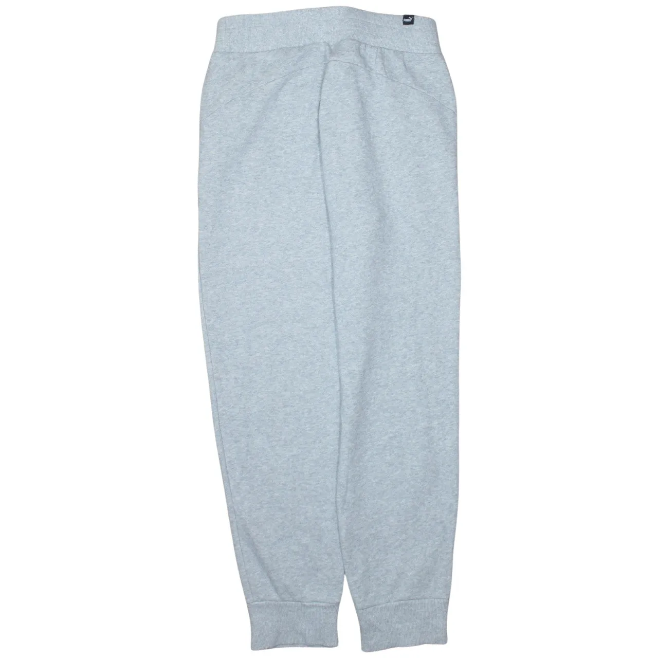 Puma Light Grey Joggers Men’s Small Embroidered Logo Elastic Waist Cuffed Sweatpants sold by Vintage Club product image thumbnail 2