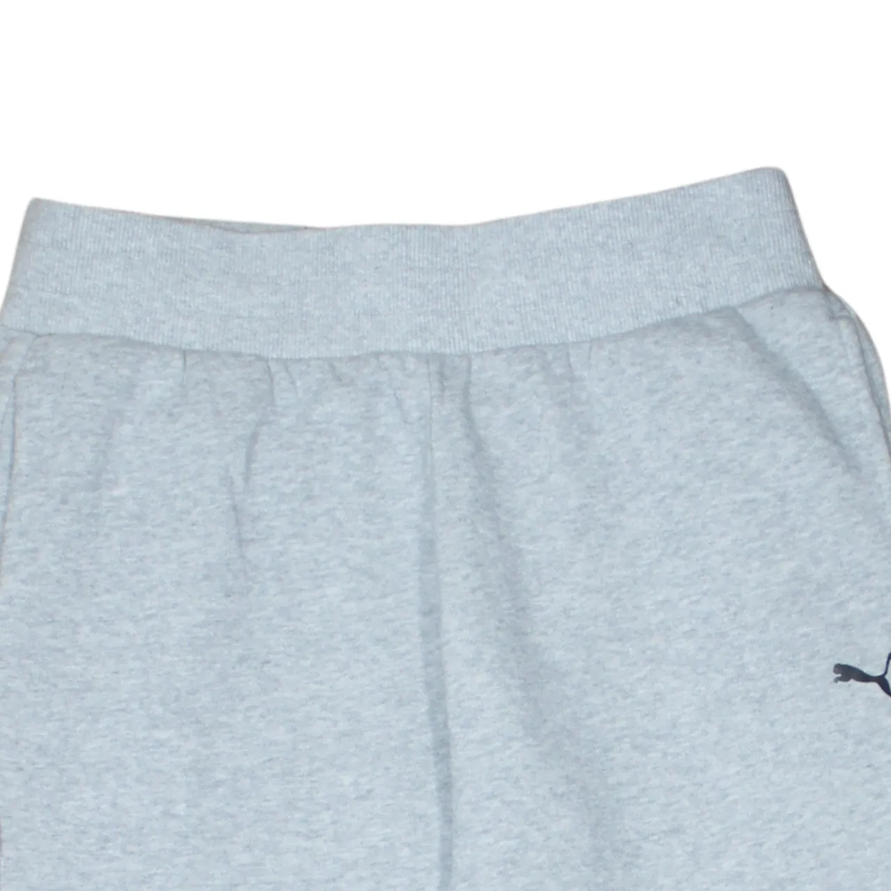 Puma Light Grey Joggers Men’s Small Embroidered Logo Elastic Waist Cuffed Sweatpants sold by Vintage Club product image thumbnail 3