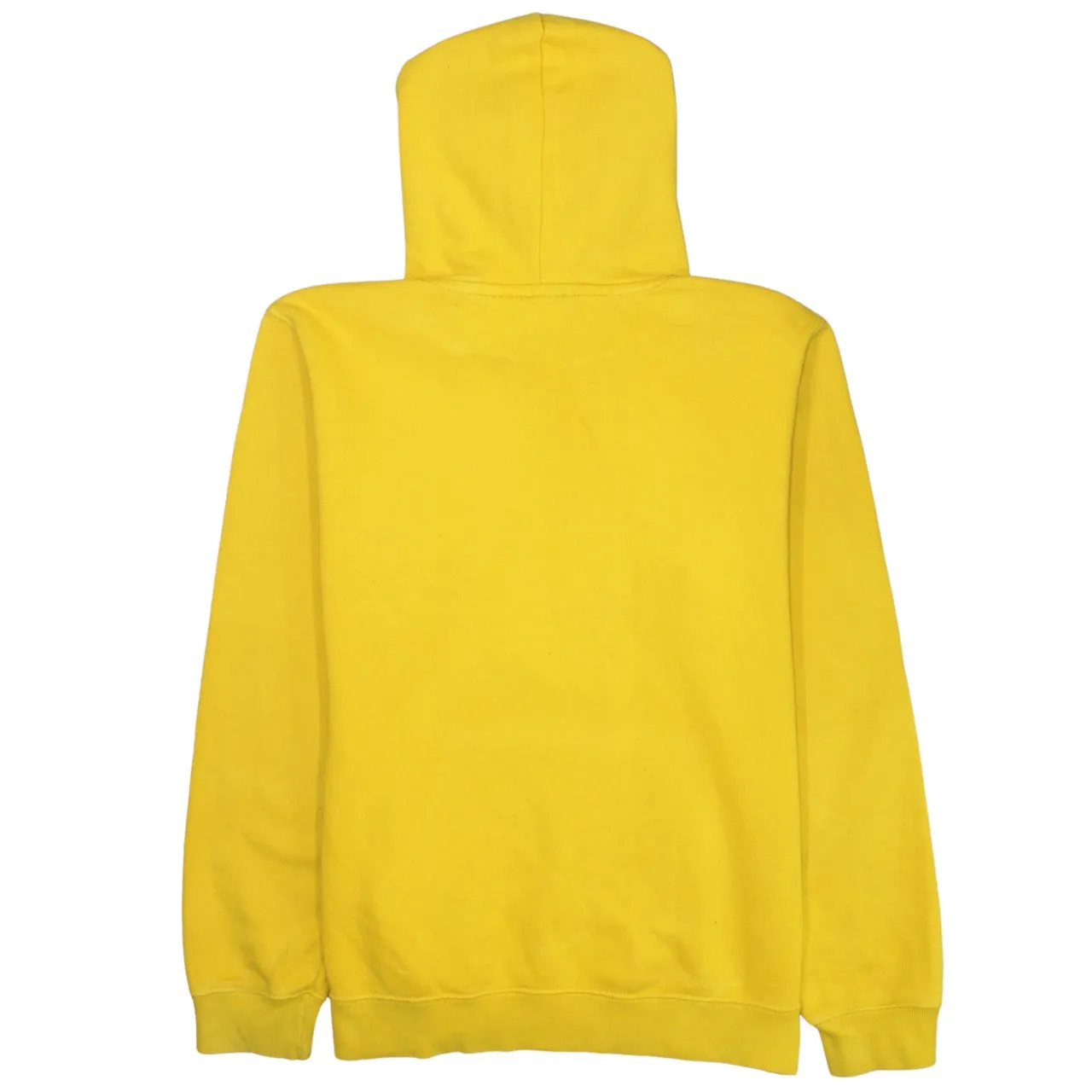 Champion Yellow Hoodie Women's Large Printed Script Logo Front Pocket Pullover Sweatshirt sold by Vintage Club product image thumbnail 2