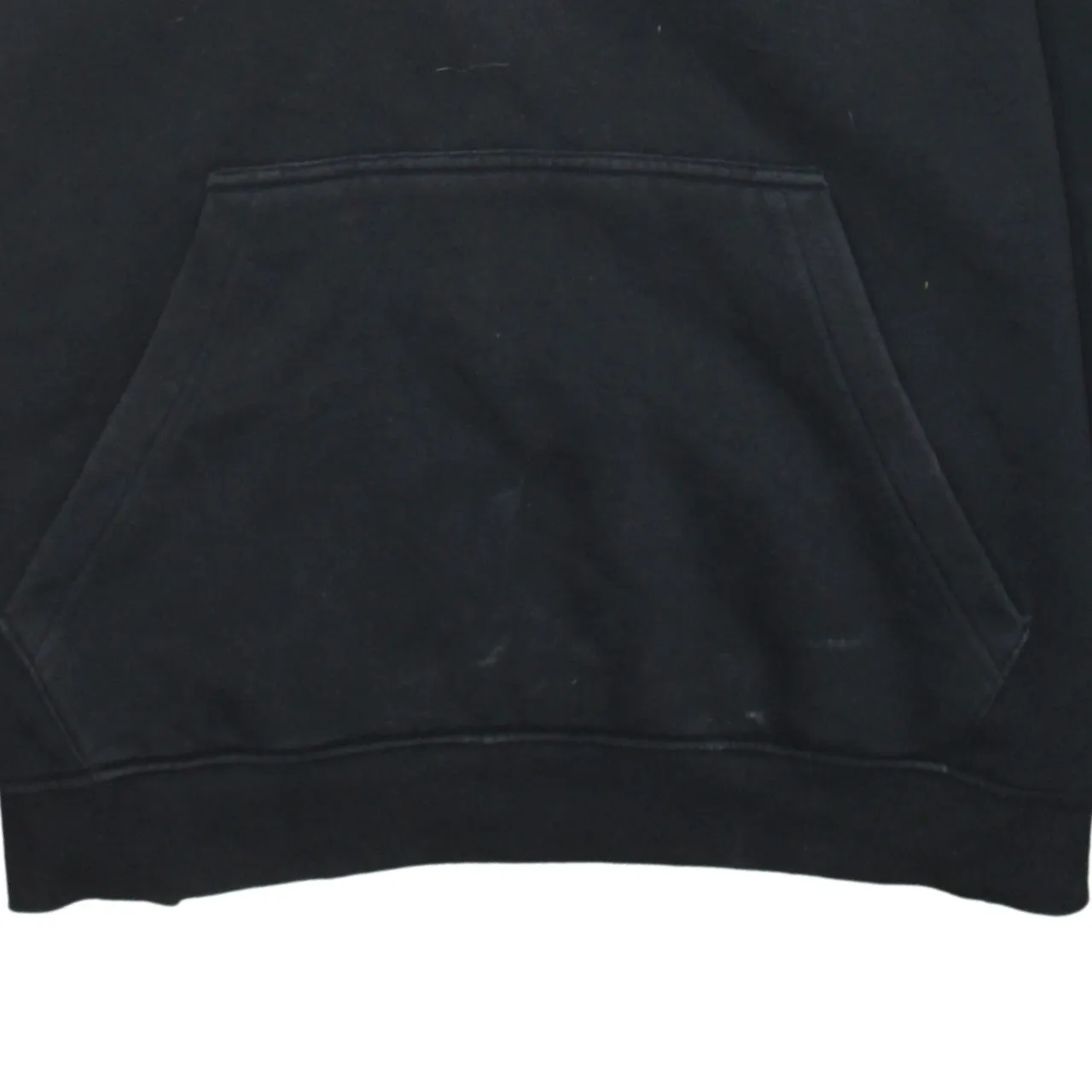 Adidas Black Hoodie Men's Large Trefoil Embroidered Logo Three Stripe Sleeve Pullover Sweatshirt sold by Vintage Club product image thumbnail 4