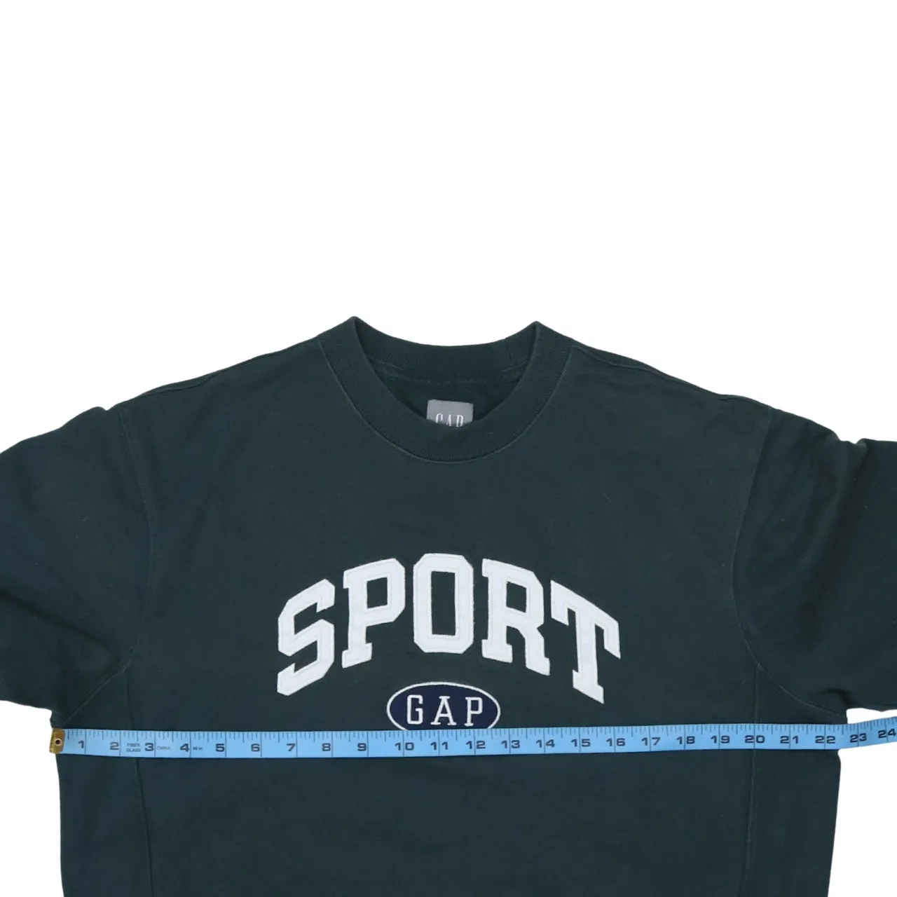 Gap Dark Green Sweatshirt Men's Small SPORT GAP Embroidered Logo Crewneck Pullover sold by Vintage Club product image thumbnail 5