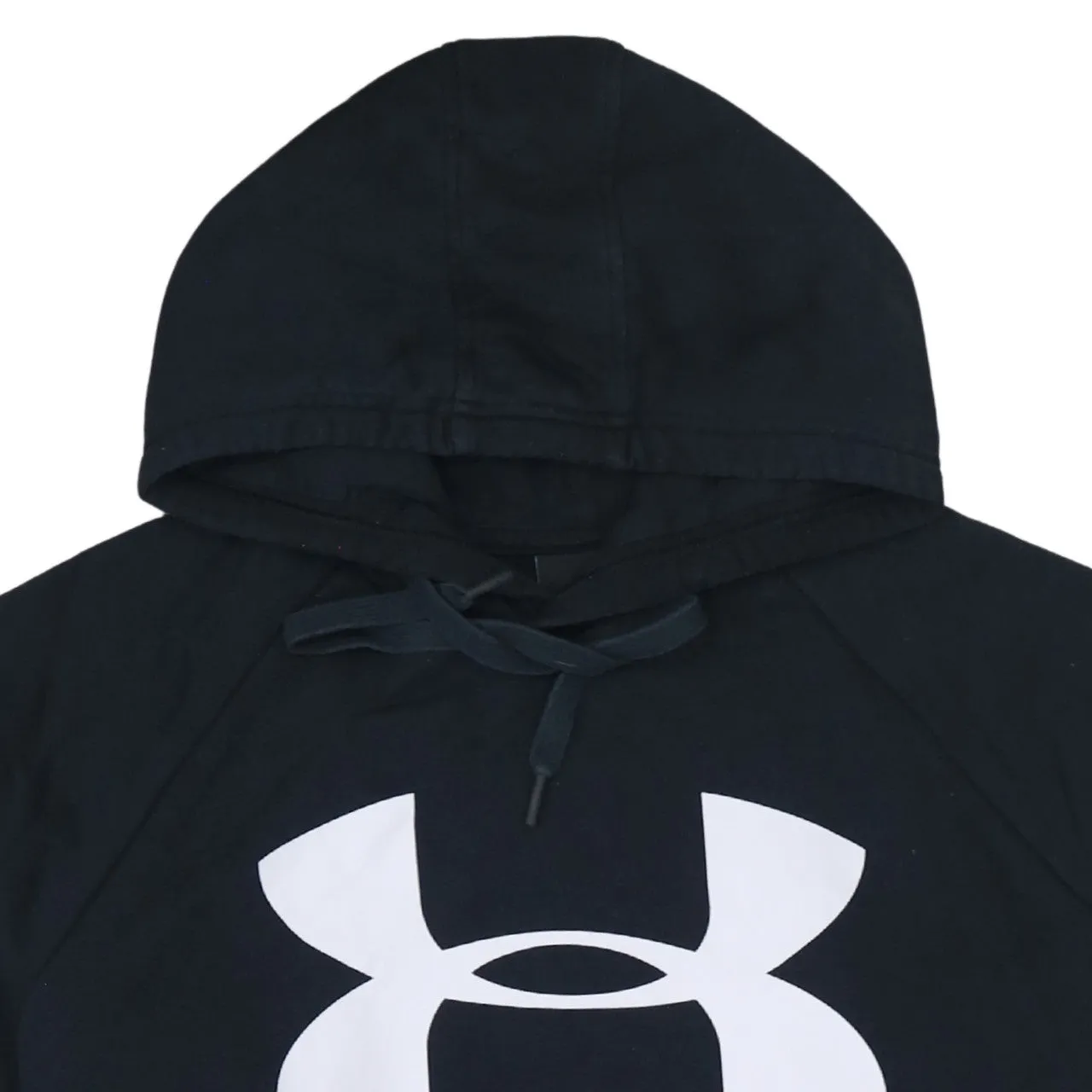 Under Armour Black Hoodie Women’s Large Printed Logo Front Pocket Pullover Sweatshirt sold by Vintage Club product image thumbnail 3