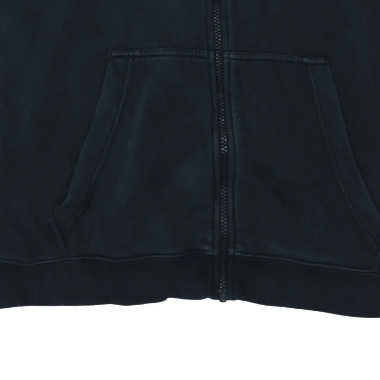 Nike Black Full Zip Hoodie Women's Medium Embroidered Swoosh Street League Sweatshirt sold by Vintage Club product image thumbnail 4