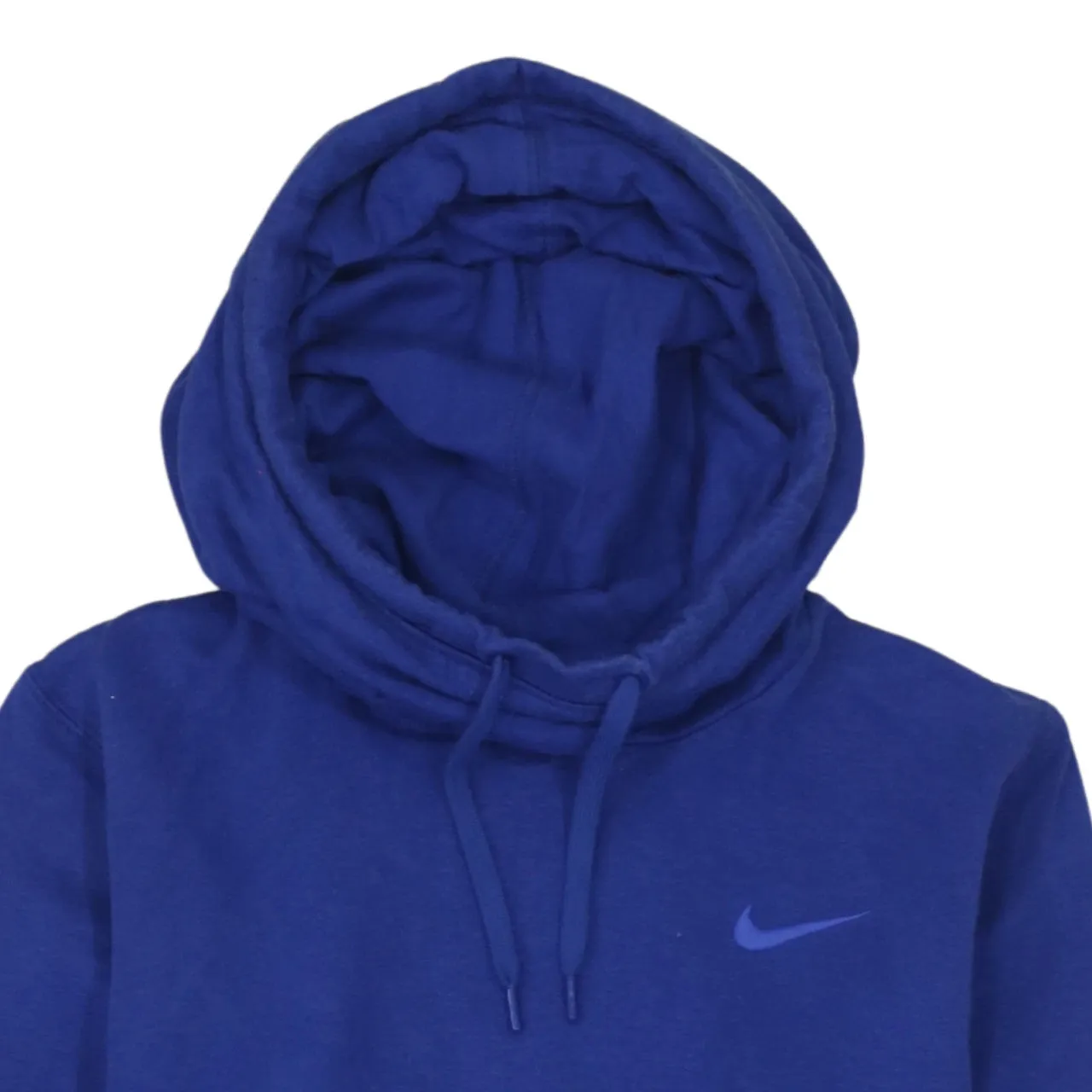 Nike Royal Blue Hoodie Women’s Small Embroidered Swoosh Front Pocket Pullover Sweatshirt sold by Vintage Club product image thumbnail 3