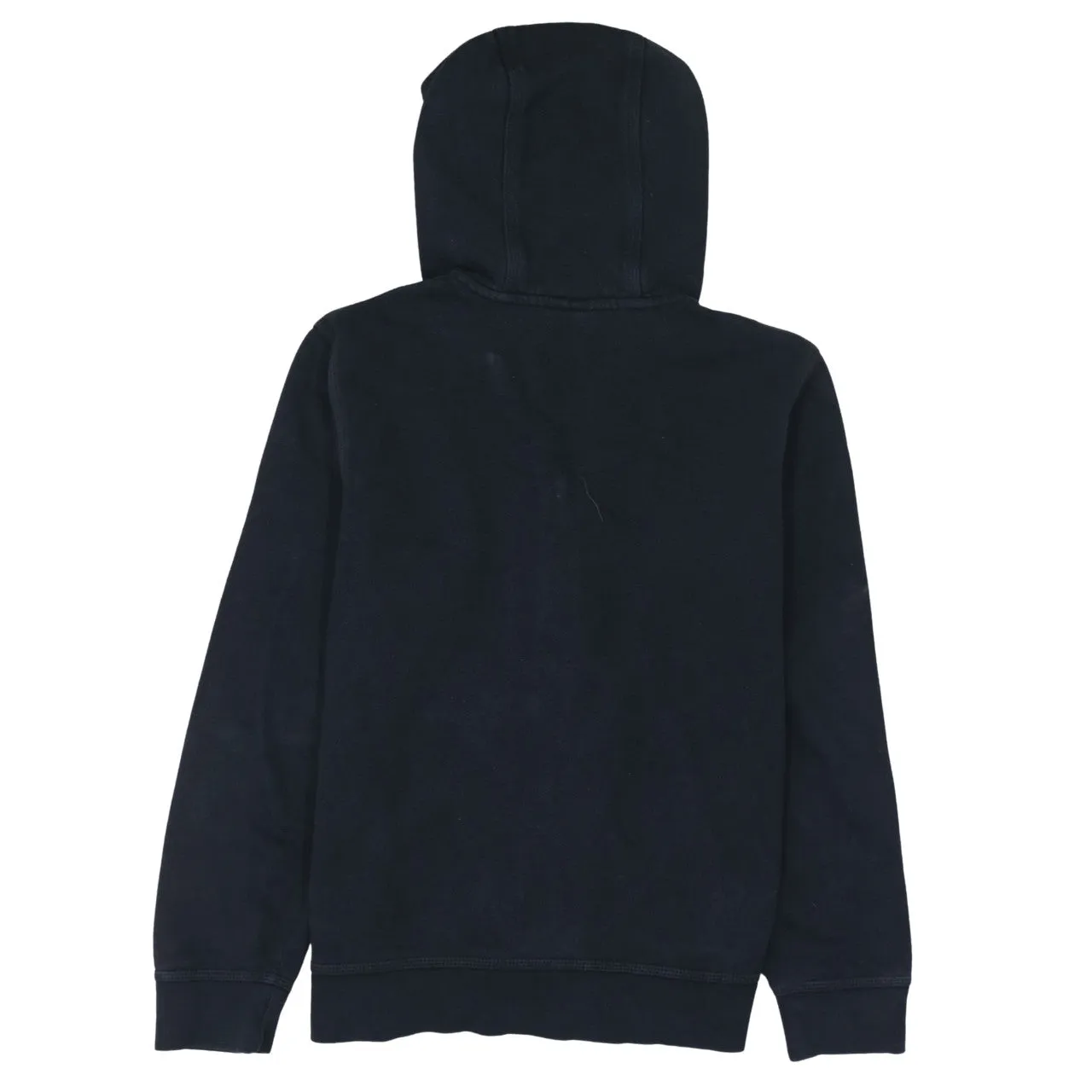 Nike Black Zip Hoodie Women’s XLarge Embroidered Swoosh Split Pocket Fleece Sweatshirt sold by Vintage Club product image thumbnail 2
