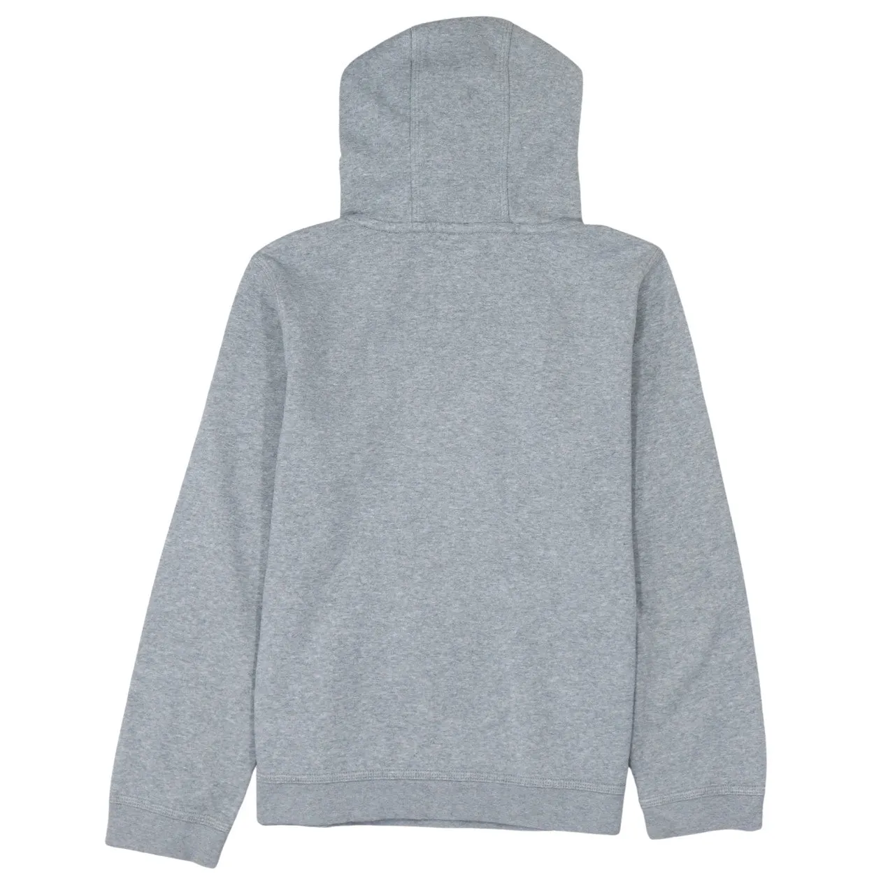 Nike Grey Hoodie Women’s XLarge Printed Swoosh Logo Front Pocket Pullover Sweatshirt sold by Vintage Club product image thumbnail 2