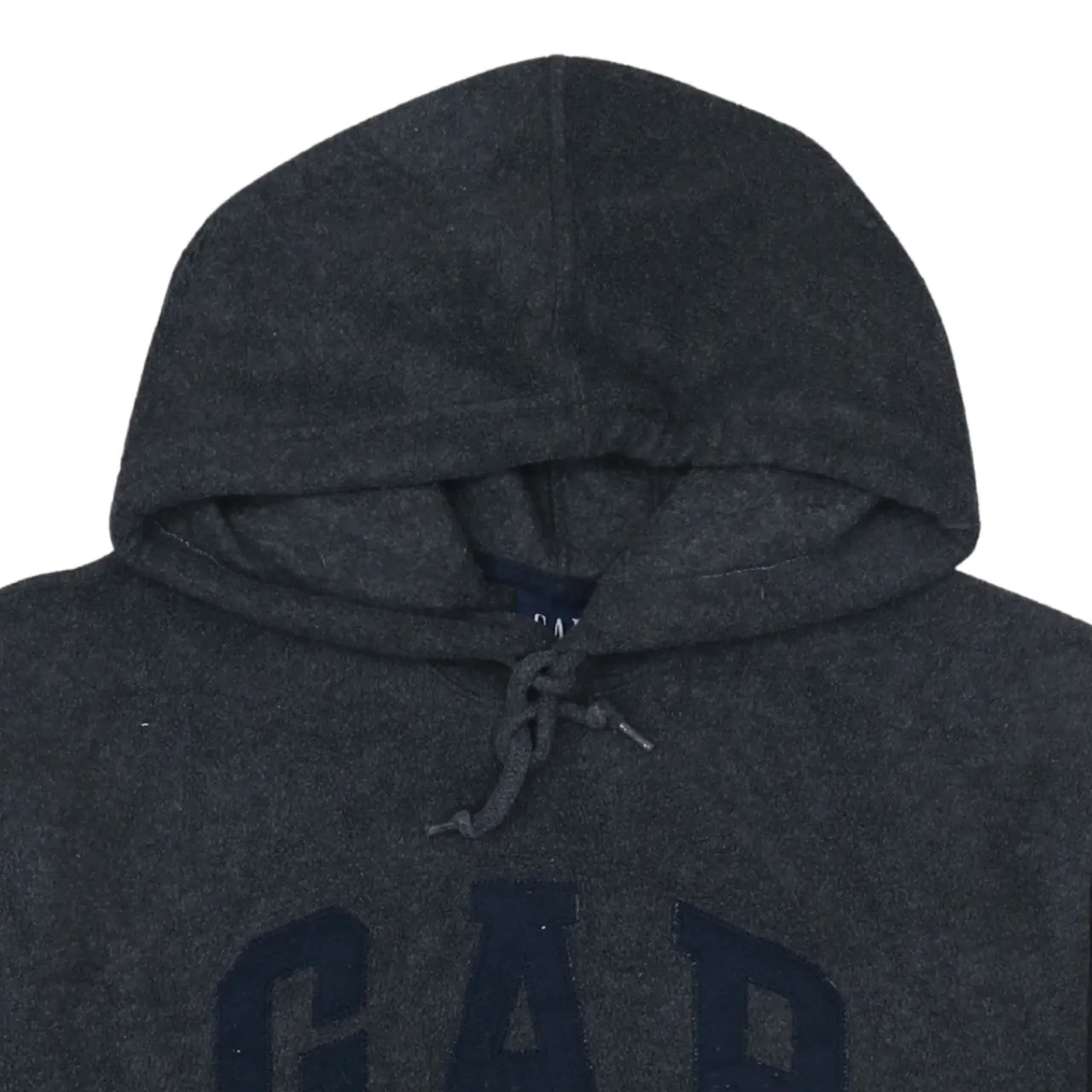 Gap Charcoal Grey Hoodie Men's XSmall Embroidered Logo Front Pouch Fleece Pullover Sweatshirt sold by Vintage Club product image thumbnail 3
