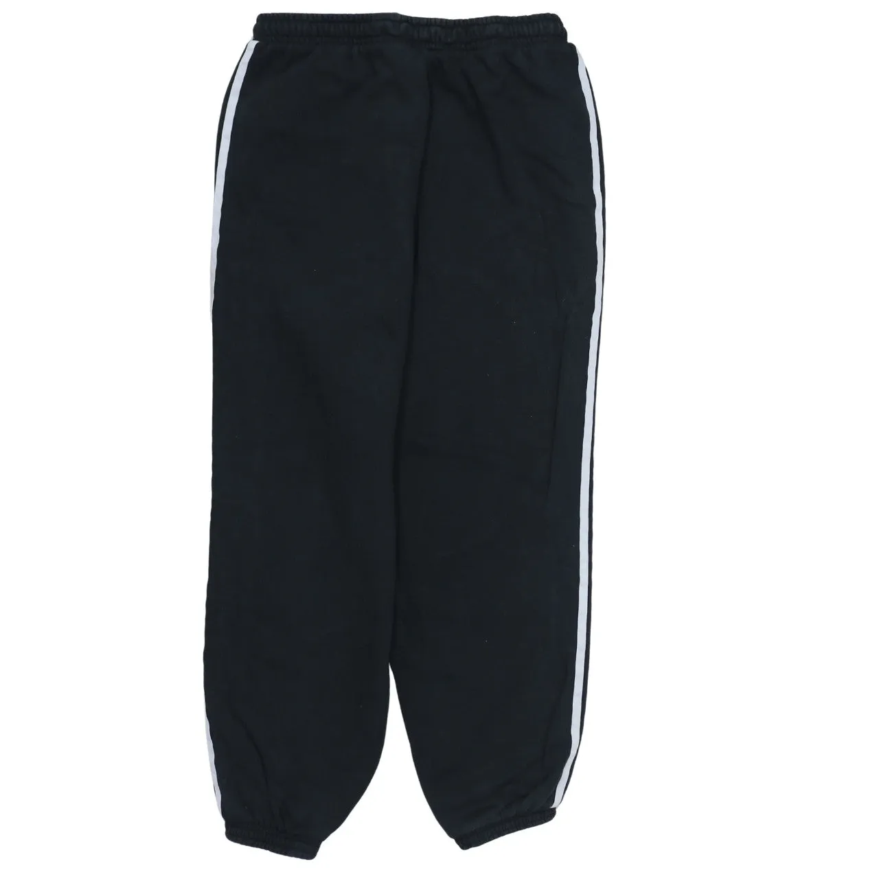 Adidas Black Joggers Women’s Large Trefoil Logo Three Stripe Elasticated Cuff Sweatpants sold by Vintage Club product image thumbnail 2