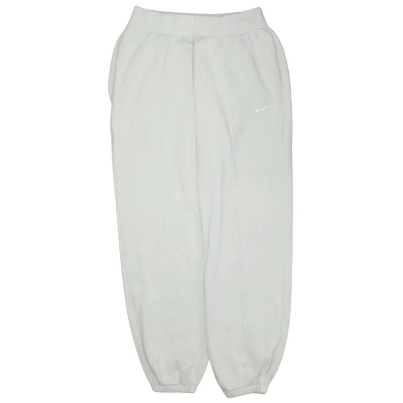 Nike Beige Cream Joggers Men’s Small Embroidered Swoosh Elastic Waist Cuffed Sweatpants made by Nike