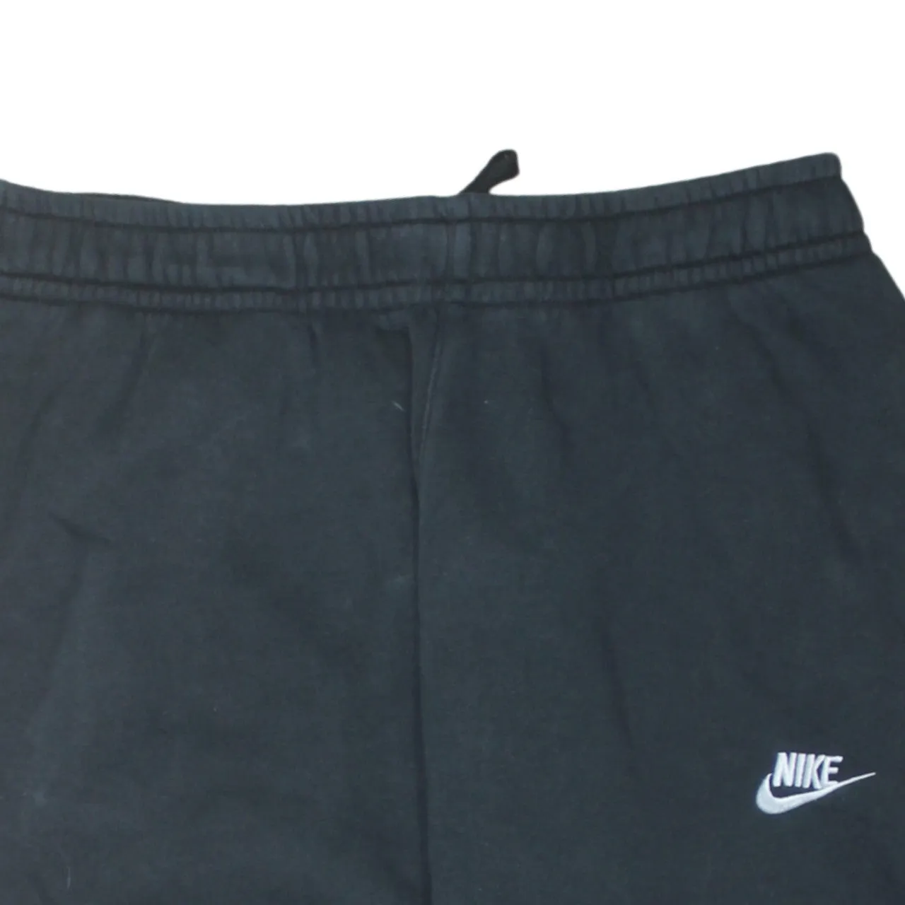 Nike Black Joggers Sweatpants Men’s Medium Embroidered Swoosh Cuffed Hem Pockets sold by Vintage Club product image thumbnail 3