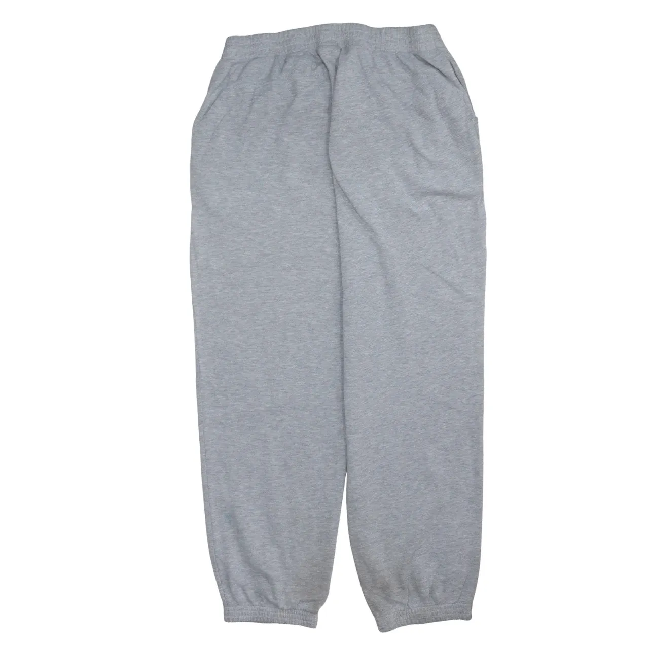 Adidas Light Grey Joggers Men’s XLarge Elasticated Cuffs Blue Printed Logo Sweatpants sold by Vintage Club product image thumbnail 2