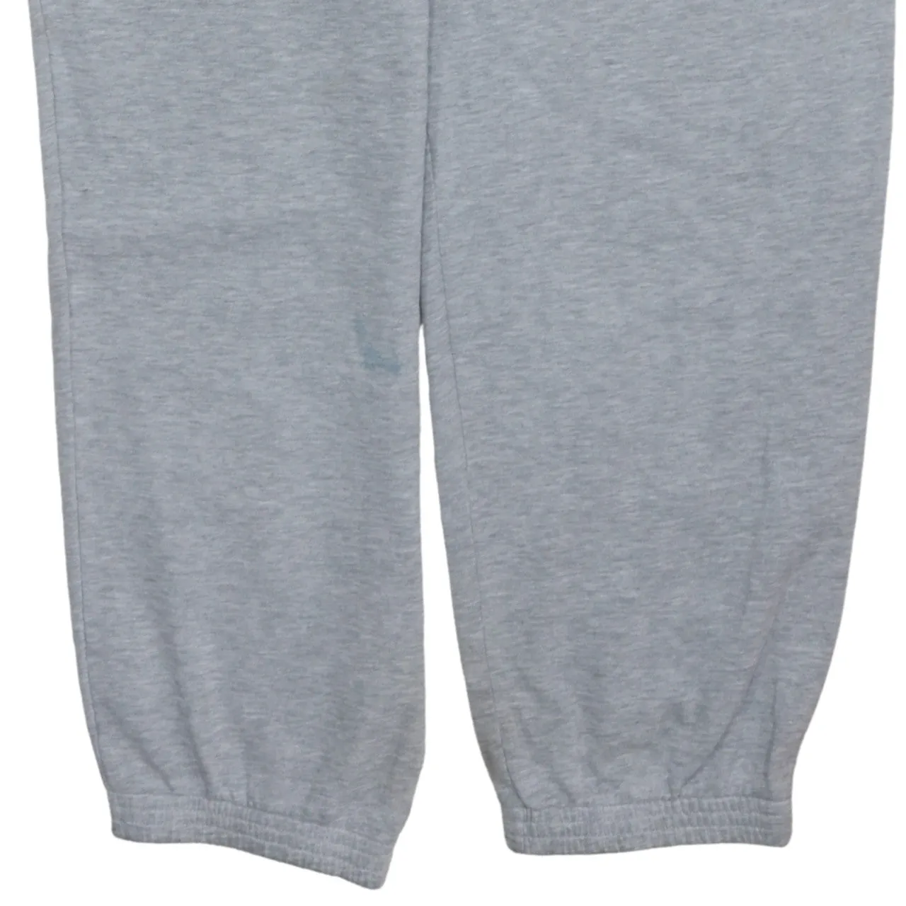 Adidas Light Grey Joggers Men’s XLarge Elasticated Cuffs Blue Printed Logo Sweatpants sold by Vintage Club product image thumbnail 4