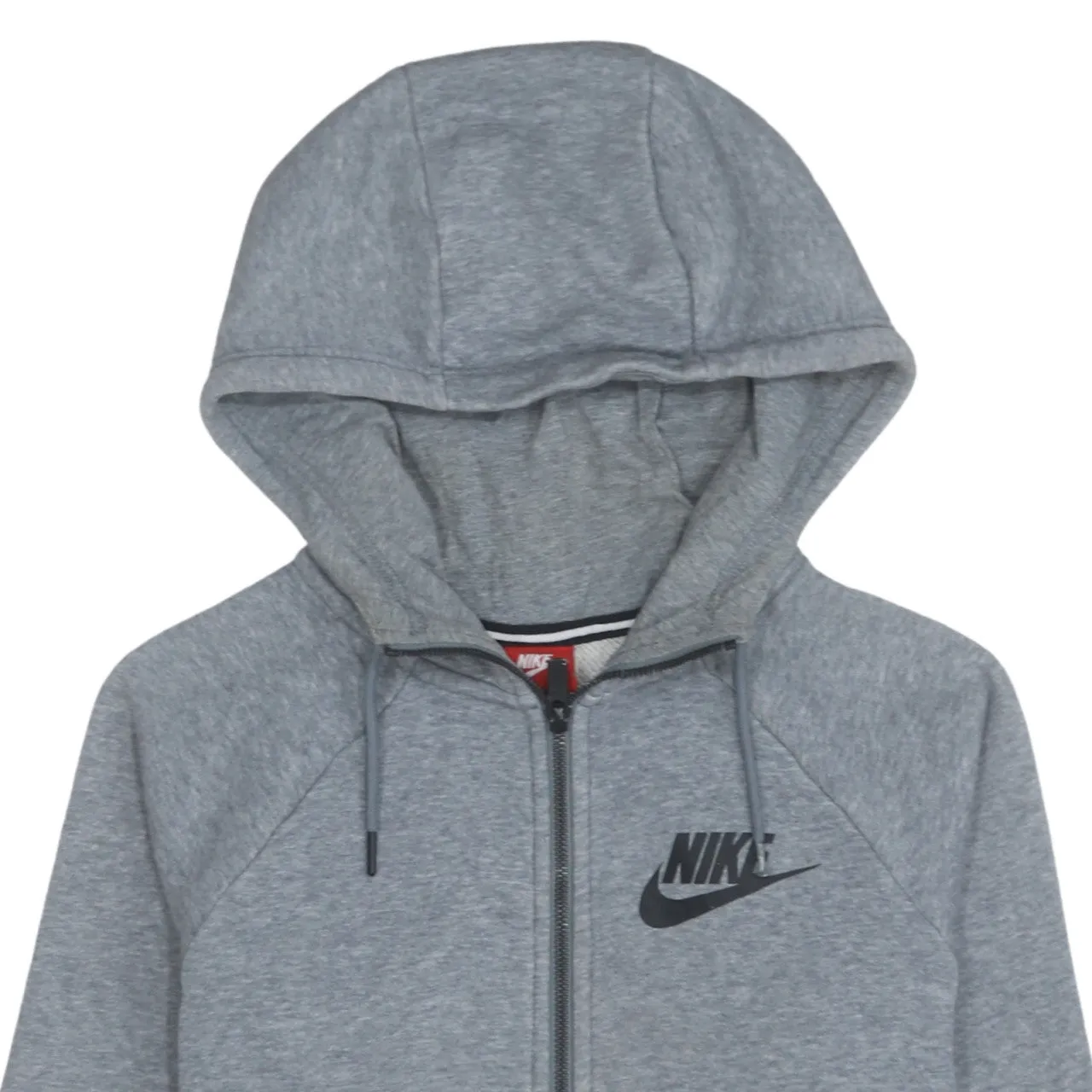 Nike 90's Swoosh Full Zip Up Hoodie Small Grey sold by Vintage Club product image thumbnail 3
