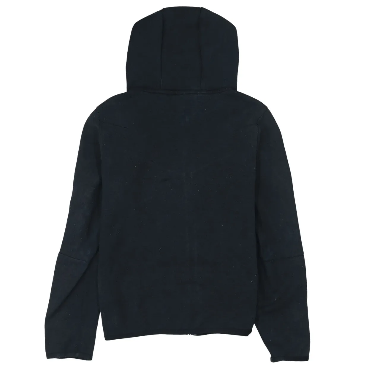 Nike Black Full Zip Hoodie Women’s XLarge Chevron Panel Sleeve Zip Pocket Sweatshirt sold by Vintage Club product image thumbnail 2