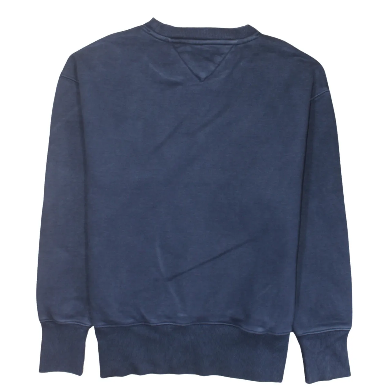 Tommy Hilfiger Navy Blue Sweatshirt Men's XSmall Embroidered Flag Logo Crewneck Pullover sold by Vintage Club product image thumbnail 2
