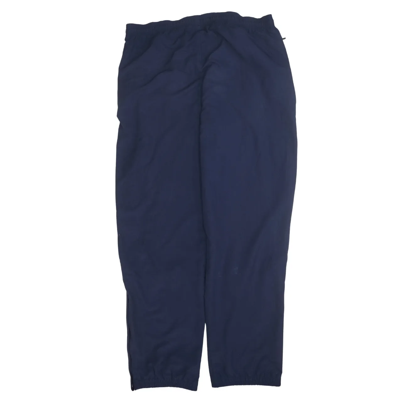 Adidas Navy Blue Trousers Men's 44 Elasticated Waist Cuffed Hem Small Embroidered Logo Track Pants sold by Vintage Club product image thumbnail 2