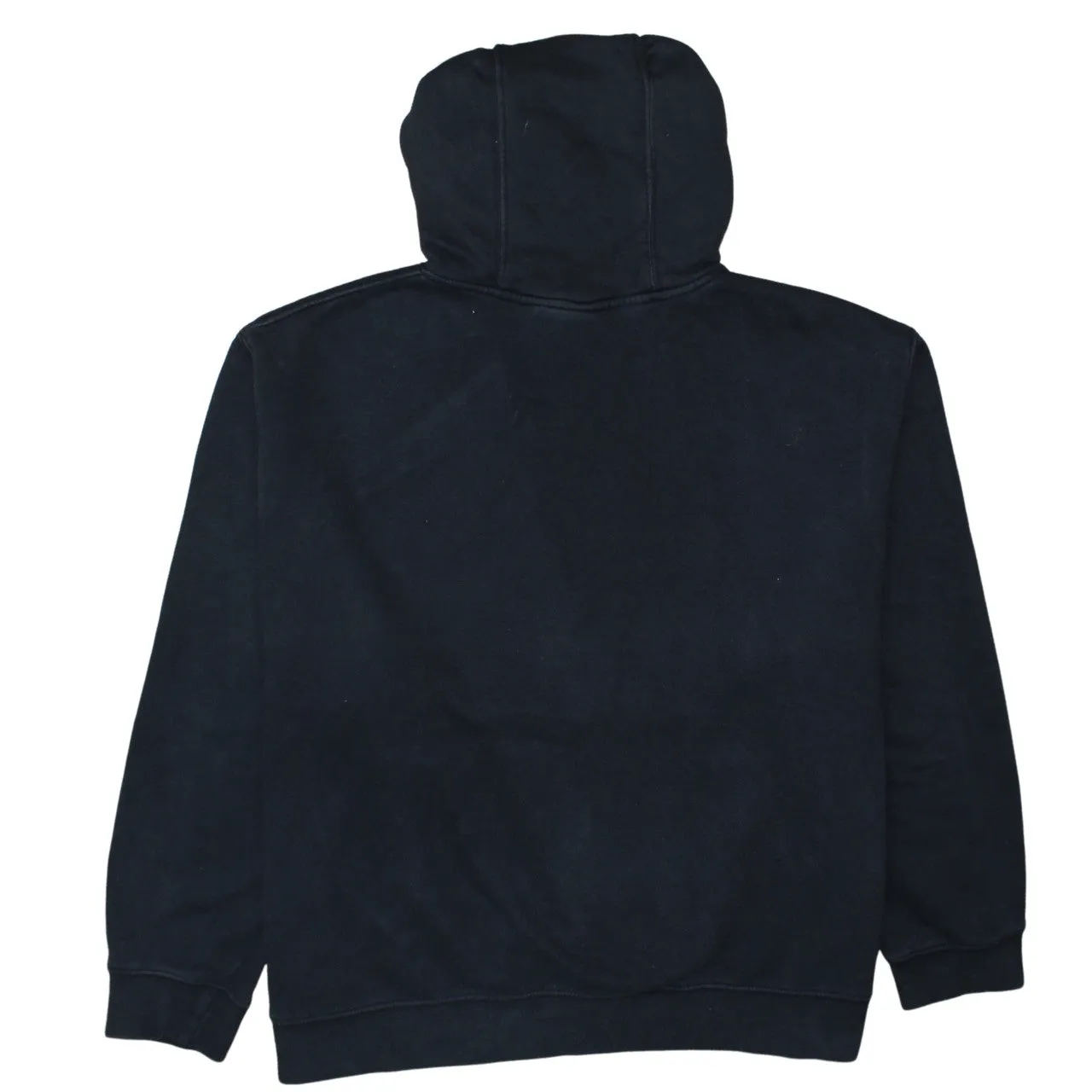 Nike Black Hoodie Men's XXLarge Printed Swoosh Chest Logo Front Pocket Pullover Sweatshirt sold by Vintage Club product image thumbnail 2