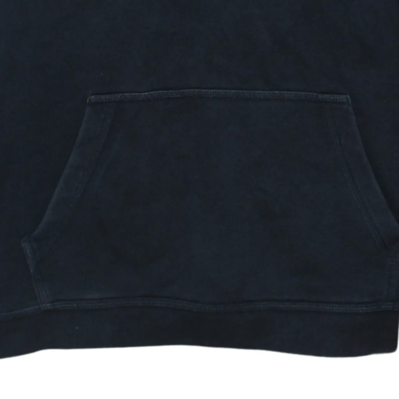 Nike Black Hoodie Women’s XLarge Printed Swoosh Logo Front Pouch Pullover Sweatshirt sold by Vintage Club product image thumbnail 4