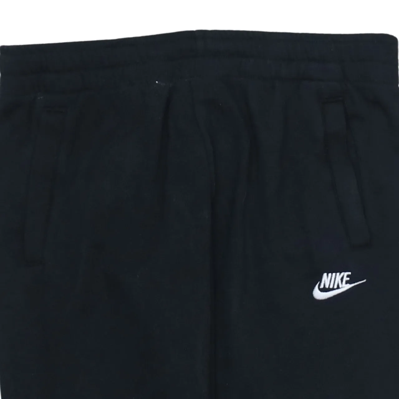 Nike Black Joggers Sweatpants Men's XLarge Embroidered Logos Elastic Waist Cuffed Hem Trousers sold by Vintage Club product image thumbnail 3