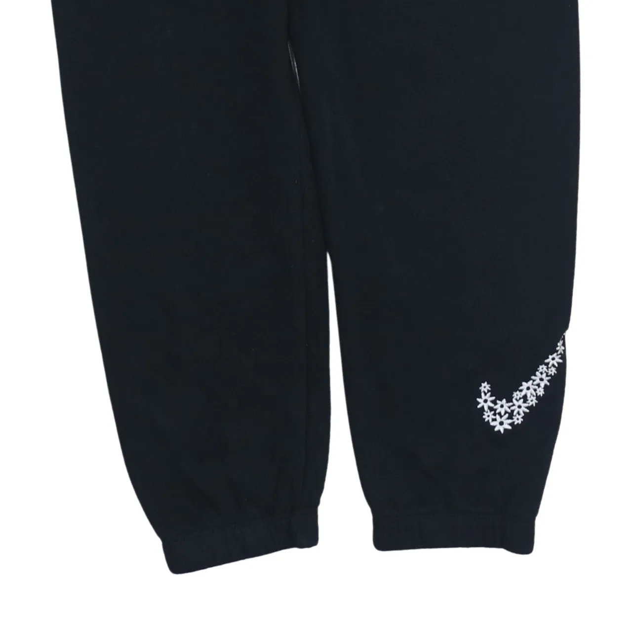Nike Black Joggers Sweatpants Men's XLarge Embroidered Logos Elastic Waist Cuffed Hem Trousers sold by Vintage Club product image thumbnail 4