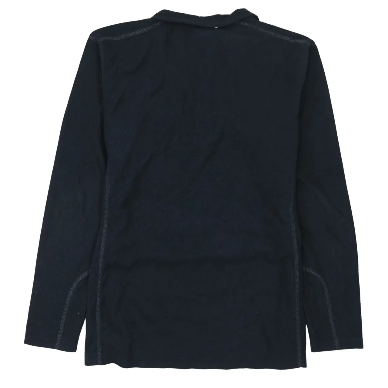 Columbia Black Fleece Jumper Women’s Large Quarter Zip Embroidered Logo Pullover Top sold by Vintage Club product image thumbnail 2