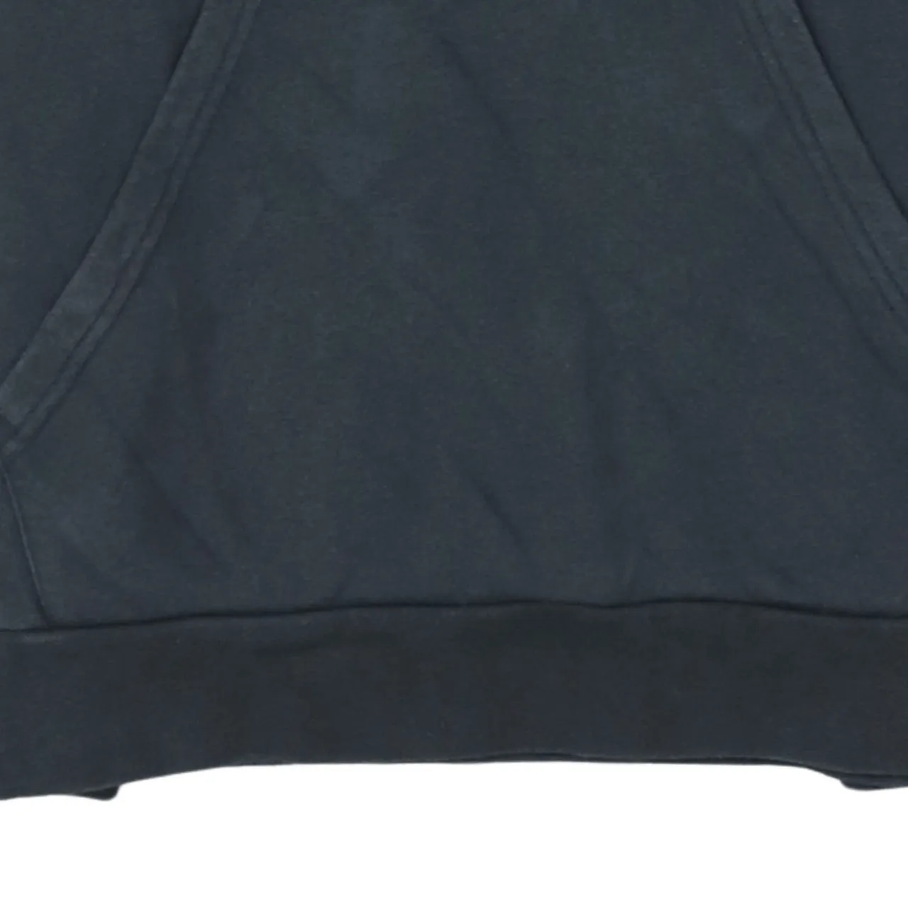 Adidas Black Hoodie Women’s Large Embroidered Trefoil Logo Front Pocket Pullover Sweatshirt sold by Vintage Club product image thumbnail 4