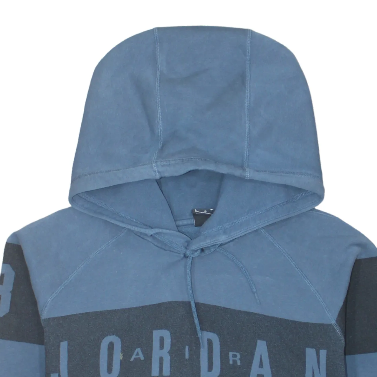 Jordan Blue Hoodie Women’s Large Printed Chest Logo Number 23 Sleeve Pullover Sweatshirt sold by Vintage Club product image thumbnail 3