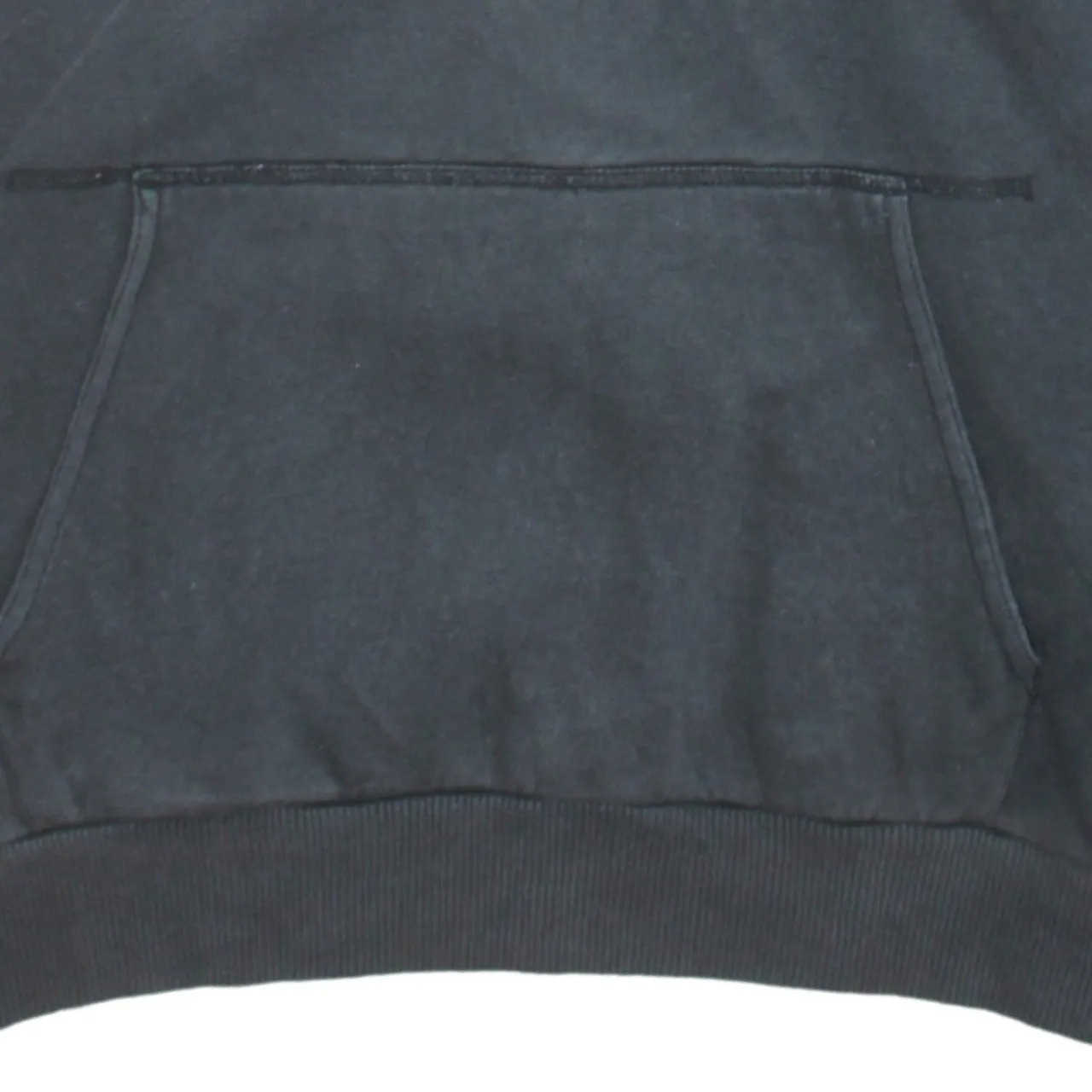 Umbro Faded Black Hoodie Women’s XLarge Printed Chest Logo Drawstring Hood Pullover Sweatshirt sold by Vintage Club product image thumbnail 4