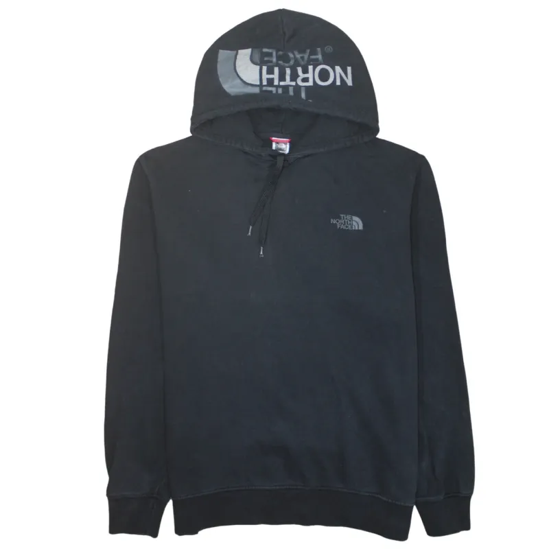 The North Face Black Hoodie Men’s XLarge Embroidered Chest Logo Printed Hood Pullover Sweatshirt sold by Vintage Club