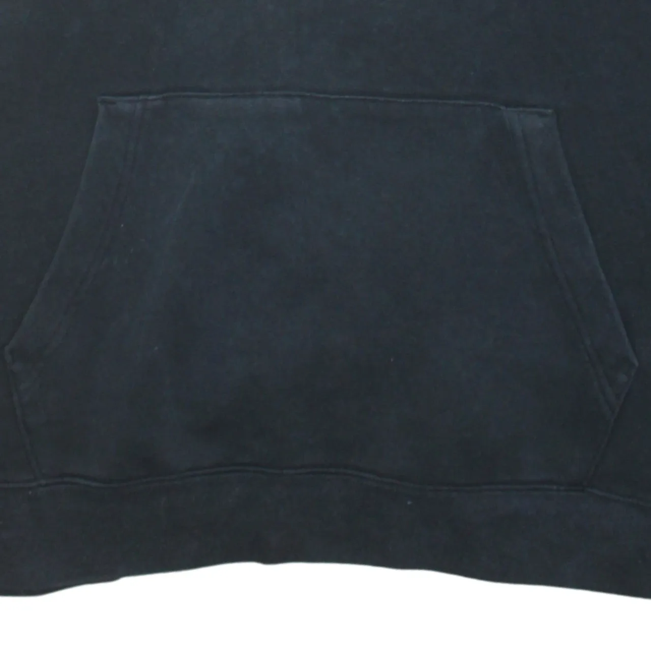 Nike Black Hoodie Men’s Large Embroidered Swoosh Logo Front Pocket Pullover Sweatshirt sold by Vintage Club product image thumbnail 4