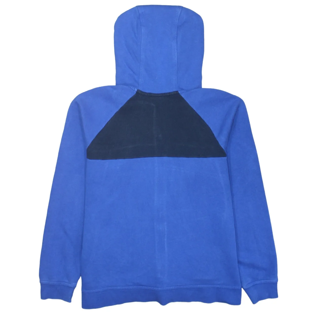 Nike Blue Full Zip Hoodie Women’s XLarge Embroidered Swoosh Colour Block Fleece Sweatshirt sold by Vintage Club product image thumbnail 2