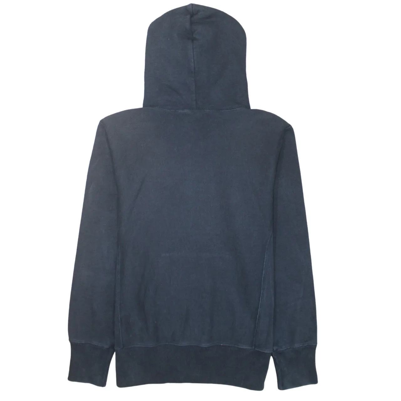 Champion Faded Black Hoodie Men's Small Embroidered C Logo Front Pocket Pullover Sweatshirt sold by Vintage Club product image thumbnail 2