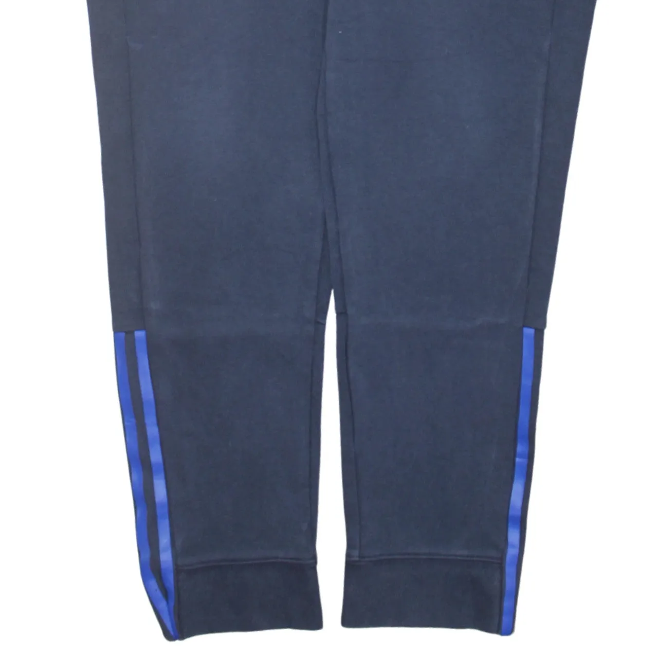 Adidas Navy Blue Joggers Men's 30 Embroidered Logo Elastic Waist Cuffed Track Sweatpants sold by Vintage Club product image thumbnail 4