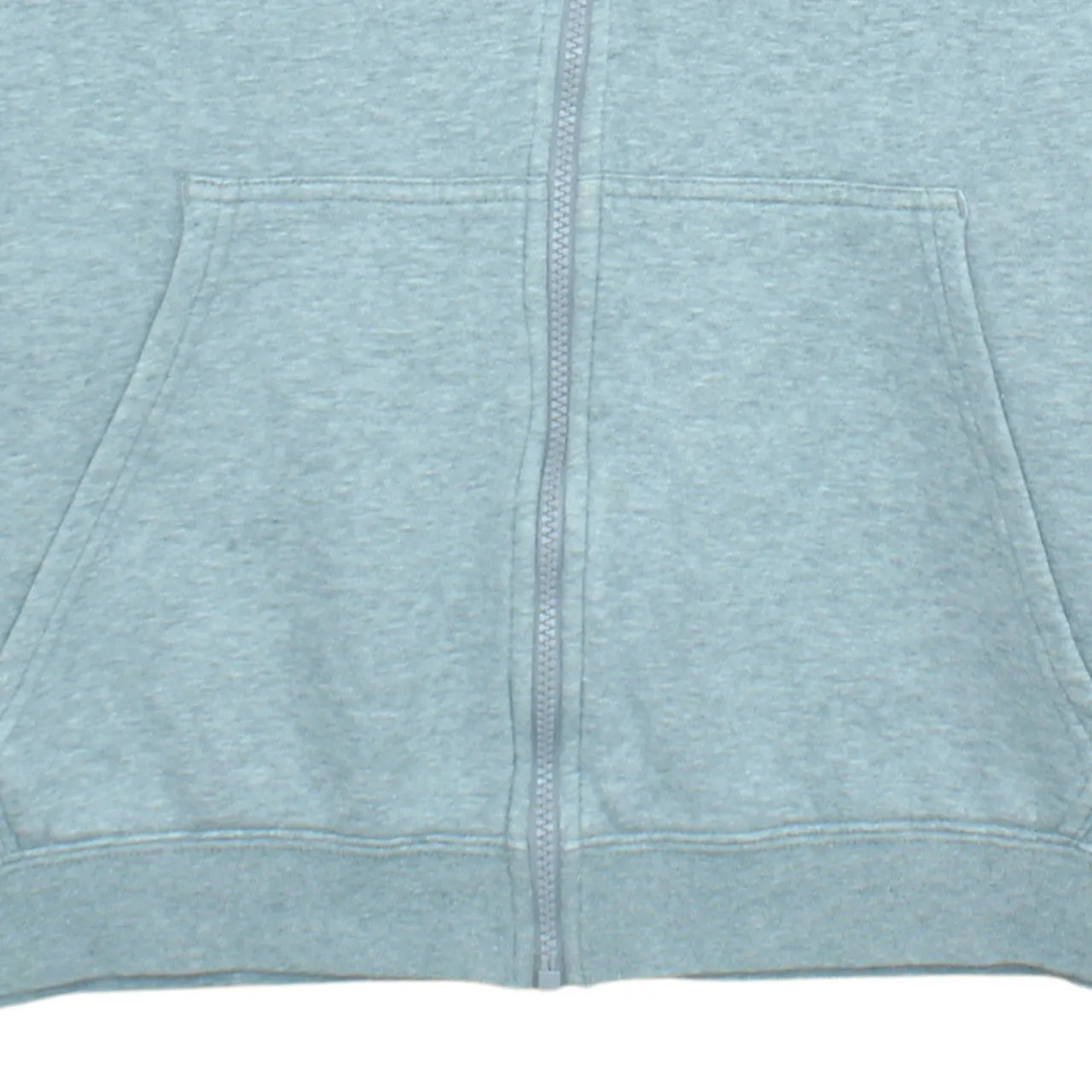 Nike Light Grey Hoodie Women’s XLarge Full Zip Embroidered Swoosh Fleece Lined Sweatshirt sold by Vintage Club product image thumbnail 4