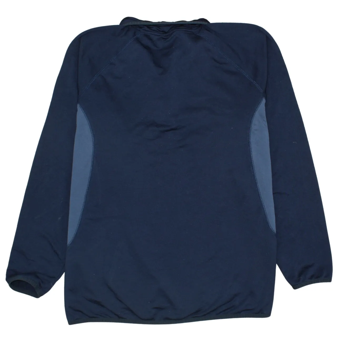 Champion Navy Blue Quarter Zip Sweatshirt Men's XLarge Embroidered Logo Contrast Panels Pullover Top sold by Vintage Club product image thumbnail 2