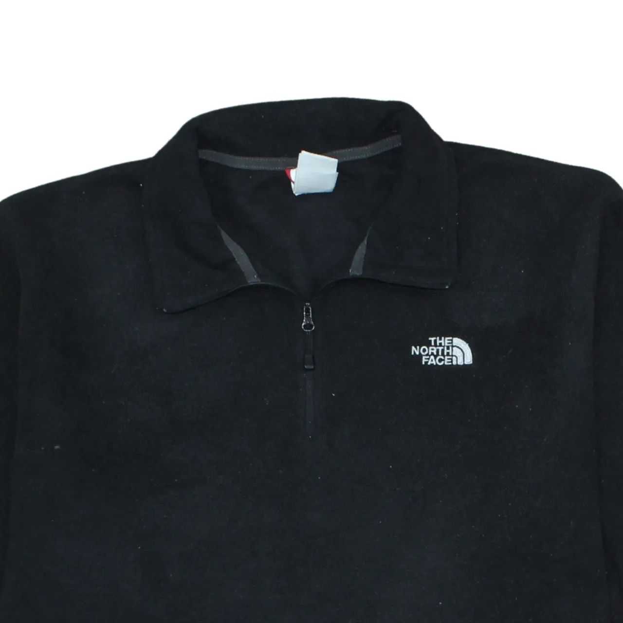 The North Face Black Fleece Jumper Men’s XLarge Embroidered Chest Logo Quarter Zip Pullover Top sold by Vintage Club product image thumbnail 3