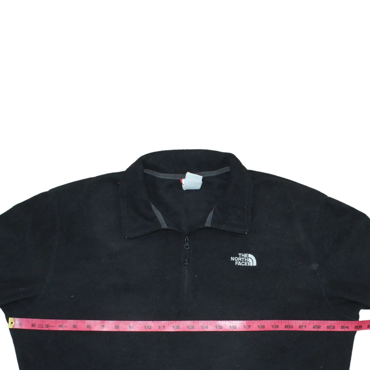 The North Face Black Fleece Jumper Men’s XLarge Embroidered Chest Logo Quarter Zip Pullover Top sold by Vintage Club product image thumbnail 5