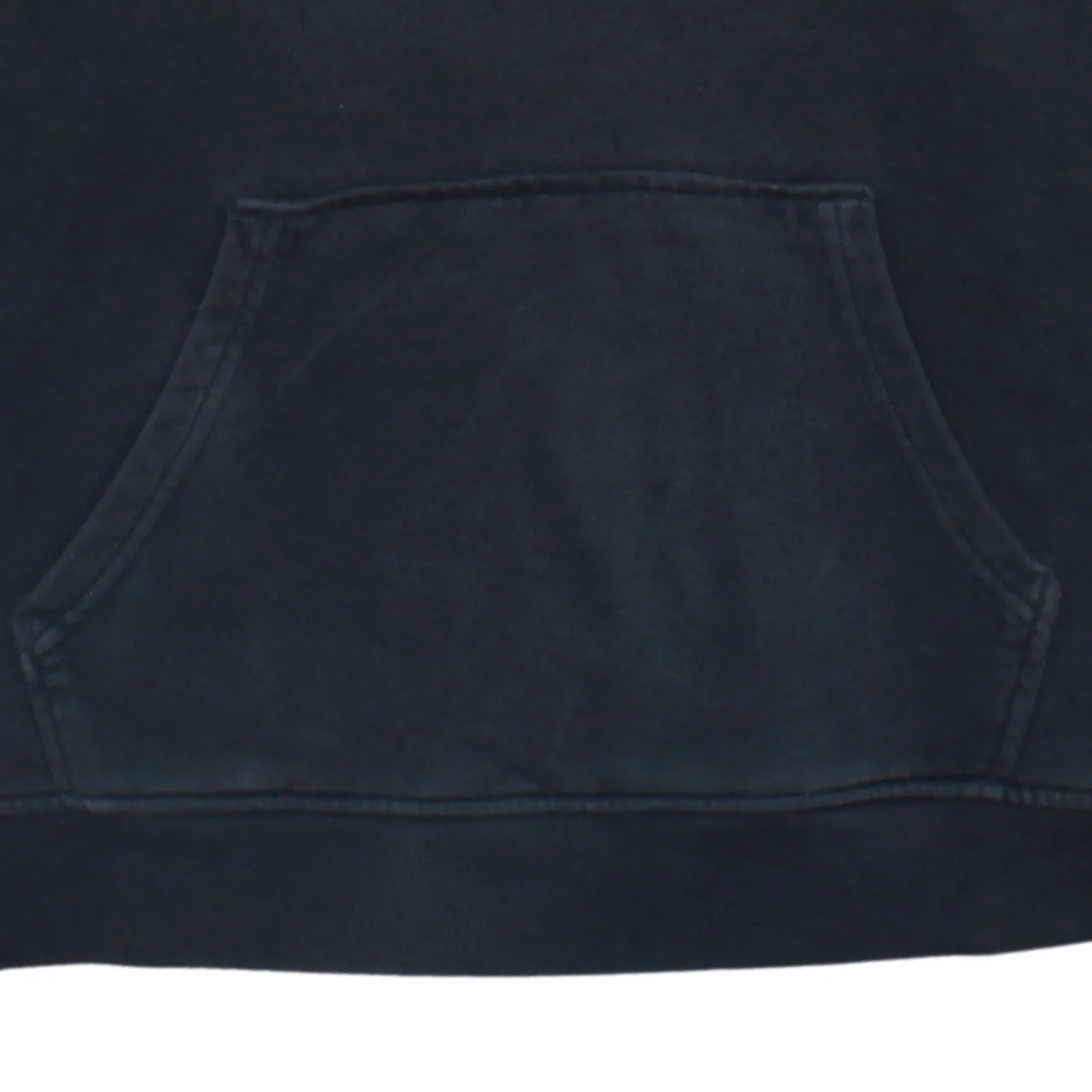 Adidas Black Hoodie Women’s Large Embroidered Trefoil Logo Front Pocket Pullover Sweatshirt sold by Vintage Club product image thumbnail 4