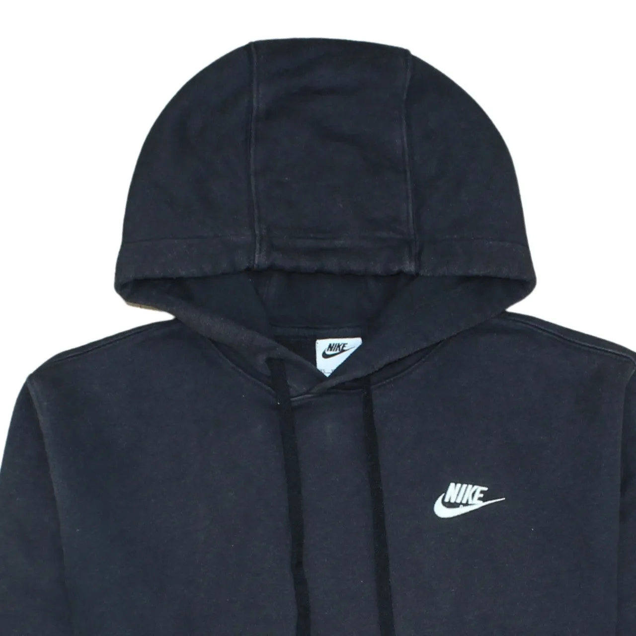 Nike Black Hoodie Men’s XSmall Embroidered Swoosh Logo Front Pocket Pullover Sweatshirt sold by Vintage Club product image thumbnail 3