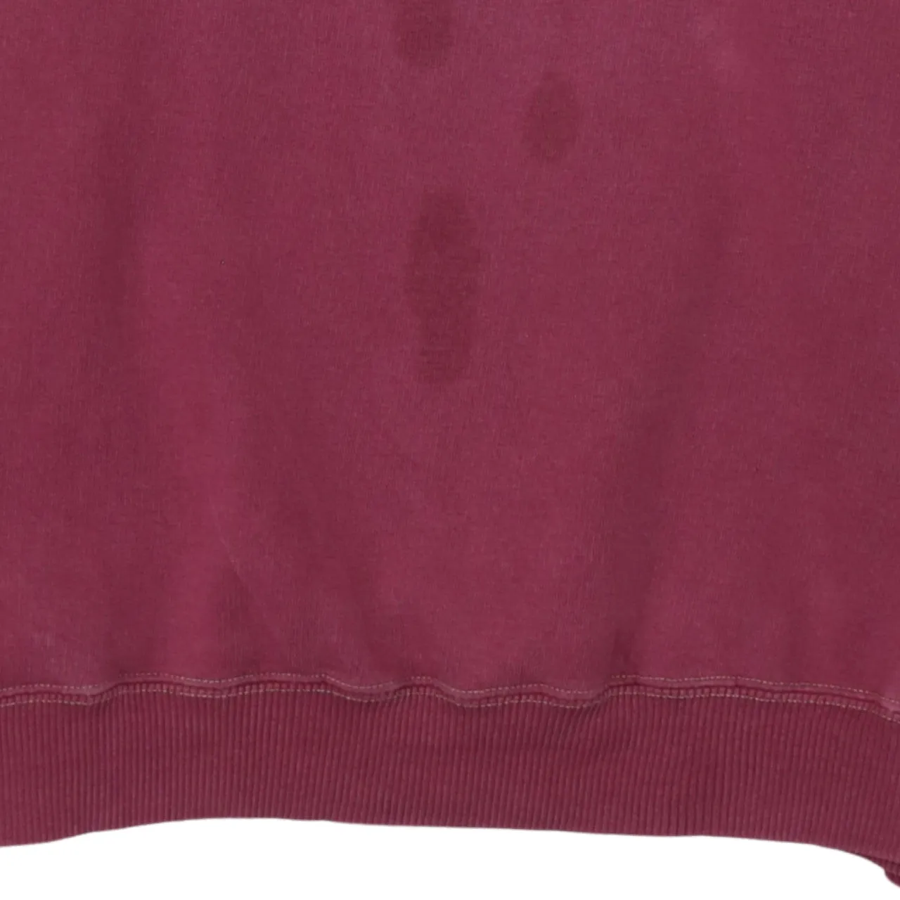 Adidas Burgundy Red Sweatshirt Men's Medium Embroidered Chest Logo Crewneck Pullover Fleece Top sold by Vintage Club product image thumbnail 4