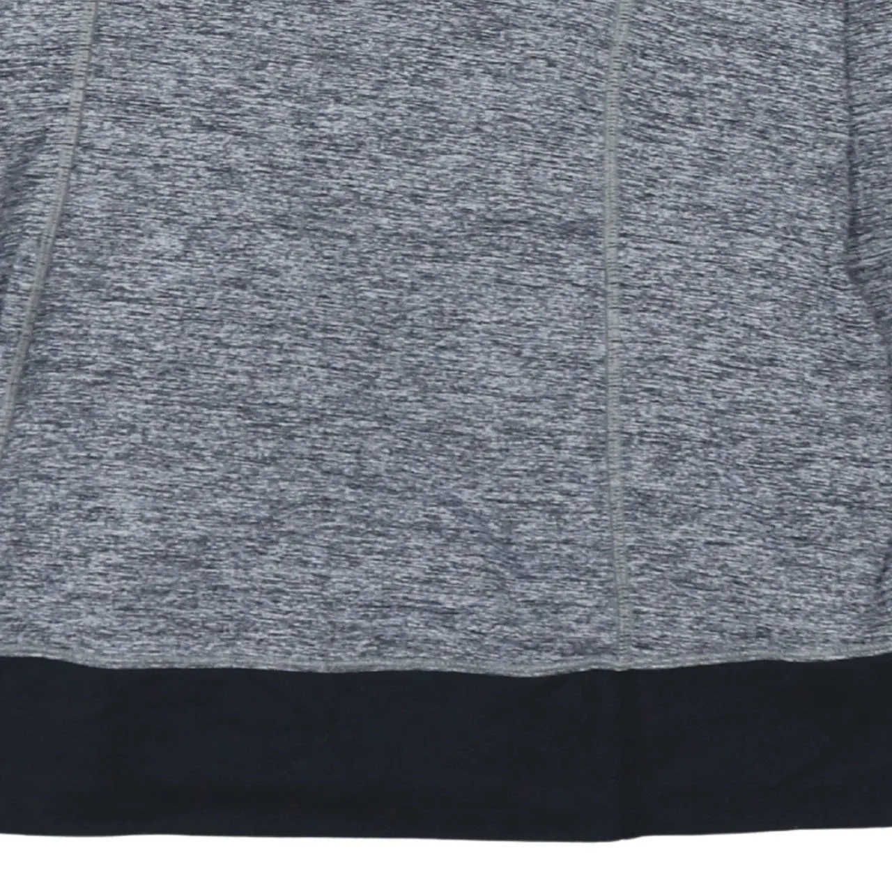 Retro Grey Marl Hoodie Men’s XSmall Panelled Hem Thumb Hole Sleeves Pullover Top sold by Vintage Club product image thumbnail 4