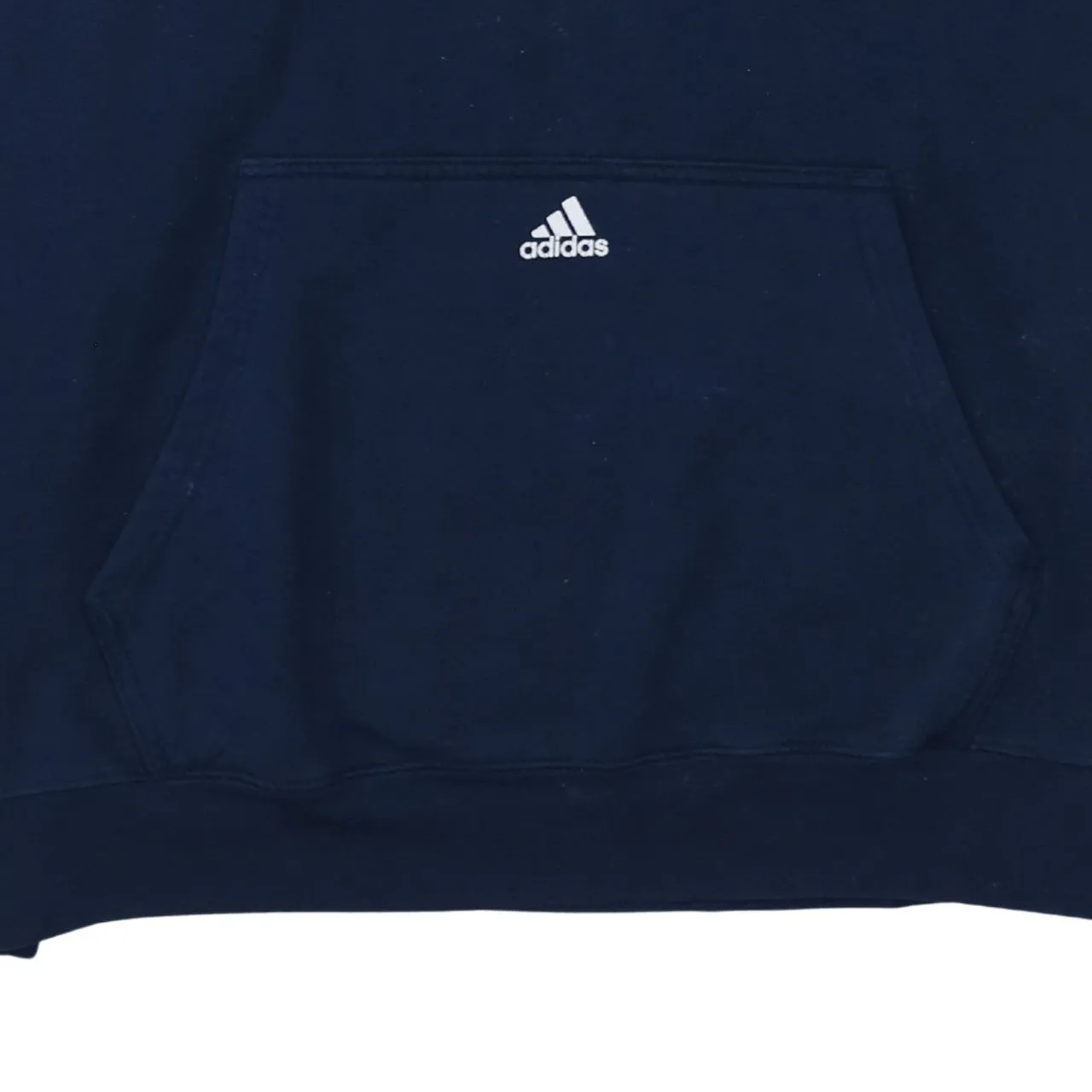 Adidas Navy Blue Hoodie Men's XXLarge Notre Dame Printed Logo Three Stripe Sleeves Sweatshirt sold by Vintage Club product image thumbnail 4